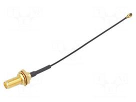 Cable | 0.1m | AMC female,SMA female | angled,straight