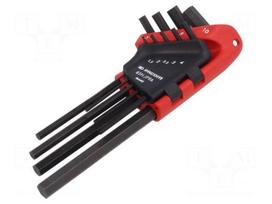 Wrench: hex key-set | Kit: plastic opened holder for hex keys