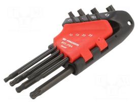 Wrench: Torx®-set | spherical | 9pcs.