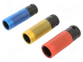 Socket: 6-angles-set | to wheels,socket spanner,impact | 1/2"