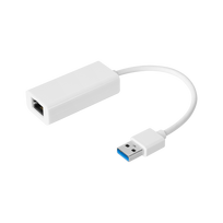 Kompiuterių komponentai ir priedai // PC/USB/LAN kabeliai // Adapter karta sieciowa USB 3.0 - RJ45 LAN gigabit 10/100/1000Mb Kruger&Matz
