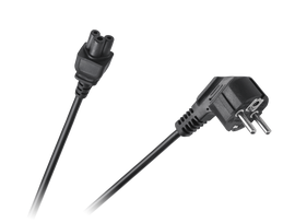 Kompiuterių komponentai ir priedai // PC/USB/LAN kabeliai // Kabel sieciowy do laptopa (koniczynka) 1.5m Cabletech Eco-Line