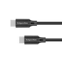 Išmaniųjų telefonų atsarginės dalys // Kabeliai // Kabel USB typu C - USB typu C 100 W 2,5 m Kruger&Matz Basic