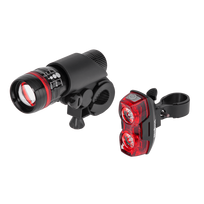Rankinės ir Galvos LED žibintuvėliai // Bicycle lights // Komplet świateł do roweru