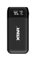 Akumuliatoriai ir baterijos // Akumuliatoriaus įkroviklis AA, AAA, Li-Ion, C, D // Ładowarka / Power bank do akumulatorów 18650 XTAR PB2SL V2