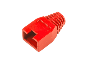 Kompiuterių komponentai ir priedai // PC/USB/LAN kabeliai // Osłona gumowa wtyku 8p8c RJ45 czerwona