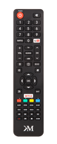 Velleman elektroniniai prietaisai ir komponentai // Nuotolinio valdymo pultai - TV, VIDEO, AUDIO // Pilot do telewizora KM0243FHD-S/S3 / KM0255UHD-S/ S2 /S3/ KM0265UHD-S/S2 /S3/ KM0275UHD-S2