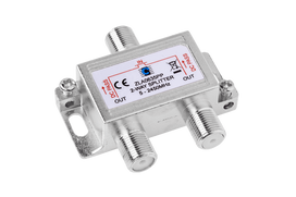 TV, SAT, HDMI, DVI kabeliai ir priedai // TV ir radijo antenos // Splitter 2way 5-2450MHz power pass