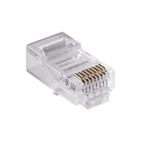 Kompiuterių komponentai ir priedai // PC/USB/LAN kabeliai // Wtyk  RJ45  8P 8C(drut)  CAT 6