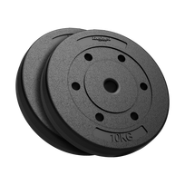 Sporto ir aktyvaus poilsio // Sporto prekės ir įranga // Obciążenie bitumiczne zestaw 2x10kg, otwór 31mm, REBEL ACTIVE