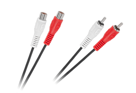 Garso sistemos ir priedai // Garso kabeliai su jungtimis // Kabel 2 x RCA wtyk - 2 x RCA gniazdo 5m