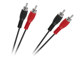 Garso sistemos ir priedai // Garso kabeliai su jungtimis // Kabel 2 x RCA -2 x RCA 1,2m