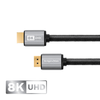 TV, SAT, HDMI, DVI kabeliai ir priedai // HDMI, DVI, AUDIO jungiamieji laidai ir priedai // Kabel HDMI-HDMI 2.1 8K 0,9 m Kruger&Matz