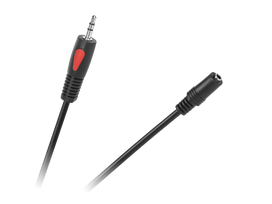 Garso sistemos ir priedai // Garso kabeliai su jungtimis // Kabel jack 3.5 wtyk-gniazdo 10m Cabletech Eco-Line