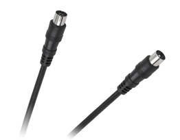 Kompiuterių komponentai ir priedai // PC/USB/LAN kabeliai // Kabel TV - VIDEO czarny 10m
