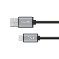 Kompiuterių komponentai ir priedai // PC/USB/LAN kabeliai // Kabel USB - micro USB 1.8m Kruger&Matz Basic