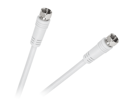 TV, SAT, HDMI, DVI kabeliai ir priedai // Konektori, aksesuāri un instrumenti koaksiālajiem kabeļiem // Kabel wtyk F - wtyk F 10m