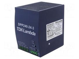 Power supply: switching | for DIN rail | 240W | 24VDC | 10A | -40÷71°C