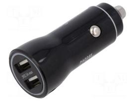 USB power supply | USB A socket x2 | Sup.volt: 12÷24VDC | 10.5W