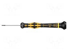Screwdriver: precision | slot | 0.8x0.16mm | Overall len: 137mm | ESD