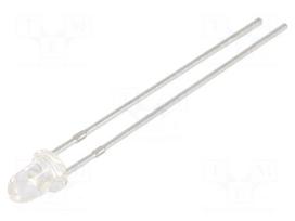 LED | red | 800÷1000(typ)-1500mcd | 20° | Front: convex | 1.7÷2.6VDC