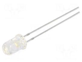LED | white cold | 5mm | 16500÷20000(typ)-32000mcd | 20° | 2.8÷3.5VDC