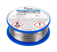 Įrankiai ir matavimo prietaisai // Lituokliai | Litavimo stotys // Cyna 0.56mm/100g Sn60Pb40 CYNEL