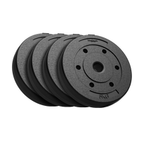 Sporto ir aktyvaus poilsio // Sporto prekės ir įranga // Obciążenie bitumiczne zestaw 4x5kg, otwór 31mm,  REBEL ACTIVE