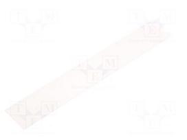 Cover for LED profiles | frosted | 1m | Kind of shutter: G | slide
