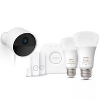 Philips Hue Entertainment Philips Hue Secure Camera WCA E27 set EU (1 camera, 1 bridge, 2 sensors, 2 bulbs) komplekts 929003562707 8720169192317