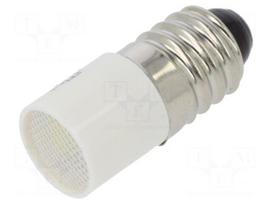 LED lamp | E10,T10 | white | 130VDC | 130VAC | plastic | -20÷60°C