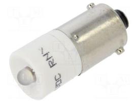 LED lamp | BA9S,T10 | white | 24÷30VDC | plastic | -20÷60°C