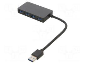 Hub USB | USB A socket x4,USB A plug | USB 3.2 Gen 1 | PnP | 5Gbps