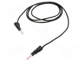 Test lead | 32A | banana plug 4mm,both sides | Urated: 600V | black