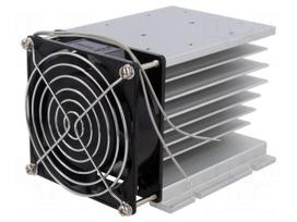 Heatsink: extruded | H | aluminium | L: 106mm | W: 140mm | H: 96mm | raw