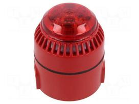 Signaller: lighting-sound | 9÷28VDC | siren,flashing light | LED