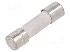 Fuse: fuse | ceramic,cylindrical | 6.3A | 250VAC | time-lag | brass