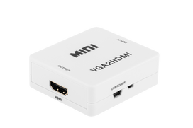 Kompiuterių komponentai ir priedai // PC/USB/LAN kabeliai // Konwerter sygnału gniazdo VGA - gniazdo HDMI