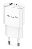 Forever TC-01-20AC Charger PD / QC / USB-C / 1USB / 20W