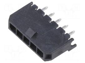 Connector: wire-board | socket | male | PIN: 5 | Micro-Fit 3.0 | 3mm | 5A