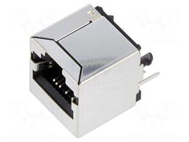 Connector: RJ45 | socket | data transfer | PIN: 8 | Cat 5e | shielded