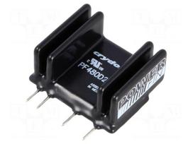 Relay: solid state | Ucntrl: 4÷15VDC | 25A | 48÷660VAC | PF | THT | SIP