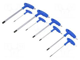 Wrench: hex key-set | Kind of handle: L | 8pcs.