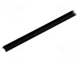 Profiles for LED modules | black | 1m | CORNER10 | aluminium