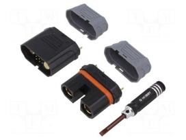 Connector: DC supply | plug/socket | male + female | QS | 250A | 500V
