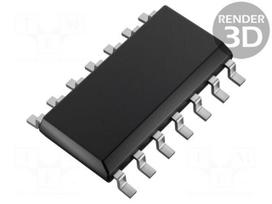 IC: digital | NAND | Ch: 3 | IN: 3 | CMOS | SMD | SOIC14 | AC | 2÷6VDC | -40÷85°C