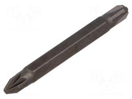 Screwdriver bit | Pozidriv® | PZ2,PZ3 | 1/4" | Overall len: 60mm