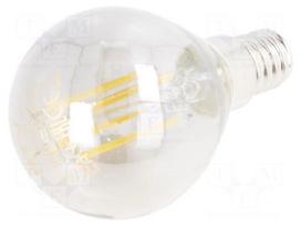 LED lamp | E14 | grey | 230VAC | 4W | 360° | 2700K