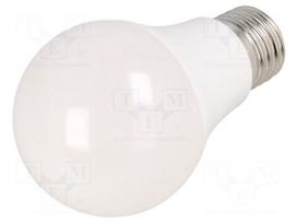 LED lamp | neutral white | E27 | 230VAC | 900lm | 9.5W | 220° | 4000K