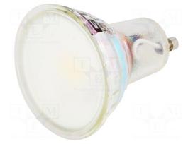 LED lamp | neutral white | GU10 | 230VAC | 270lm | 3W | 110° | 3600K